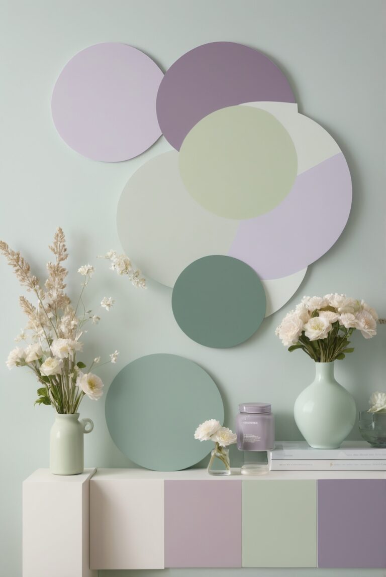 mint green, lavender, home decorating, home interior design, space planning