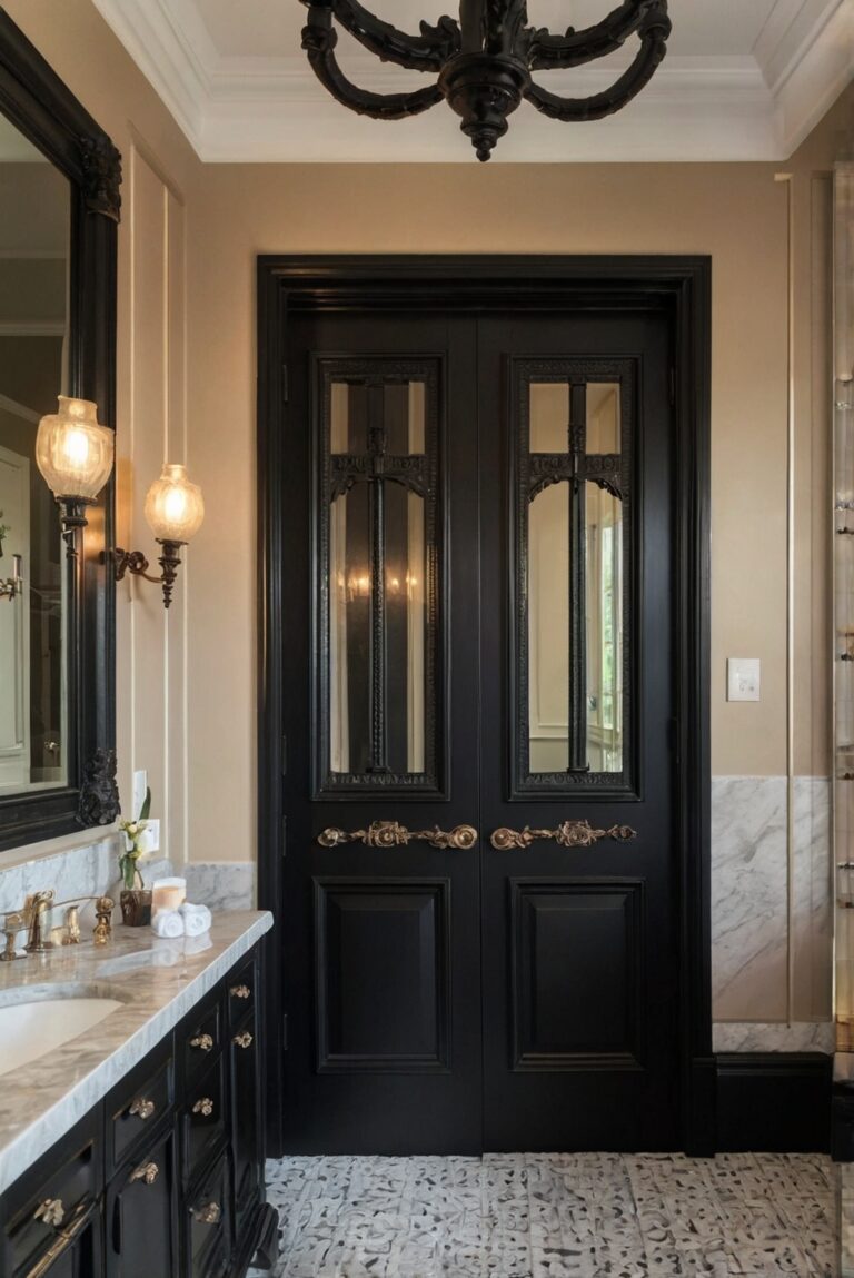 framed bathroom doors, frameless bathroom doors, bathroom door styles, bathroom door design, bathroom door options, choosing bathroom doors, bathroom renovation ideas