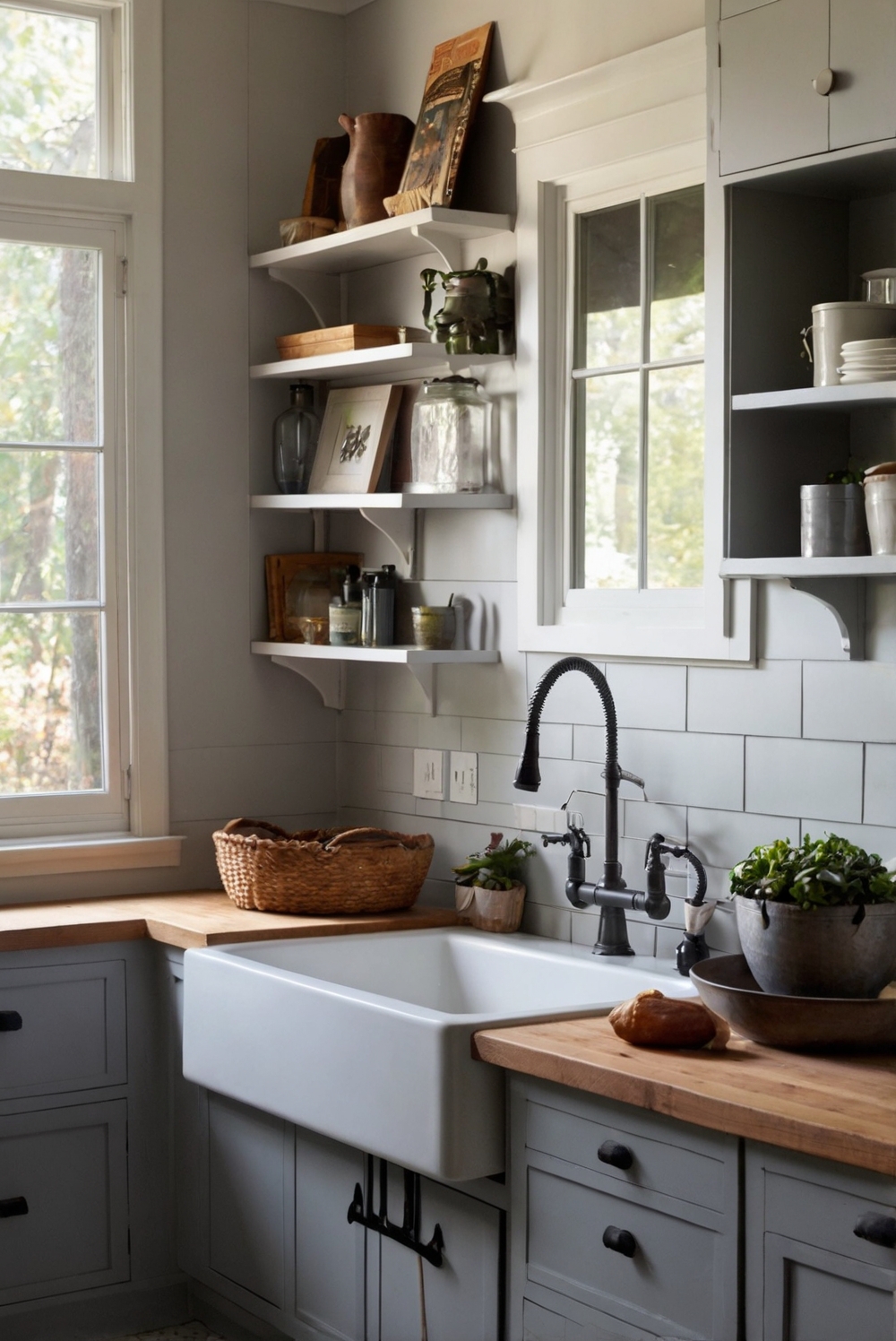 kitchen remodel, kitchen renovation, granite countertop, farmhouse sink, undermount sink, kitchen backsplash, kitchen island