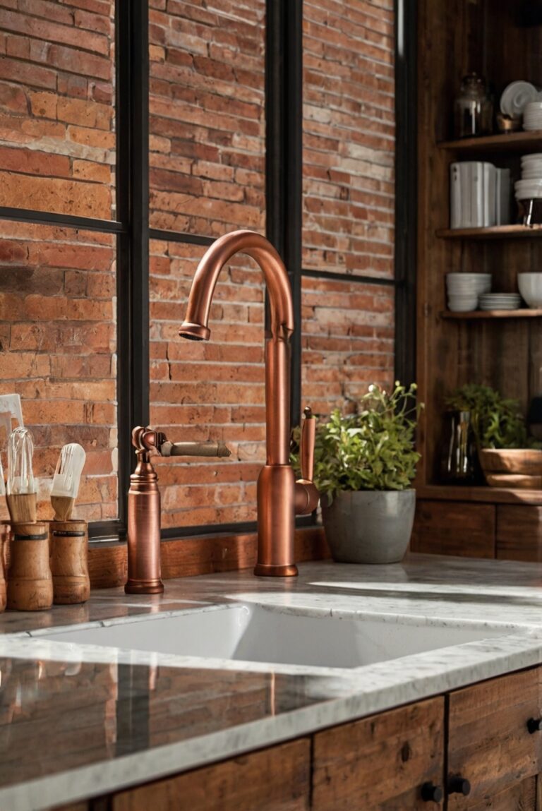 copper sink, rustic kitchen decor, farmhouse kitchen design, apron front sink, kitchen renovation, rustic home decor, kitchen remodeling