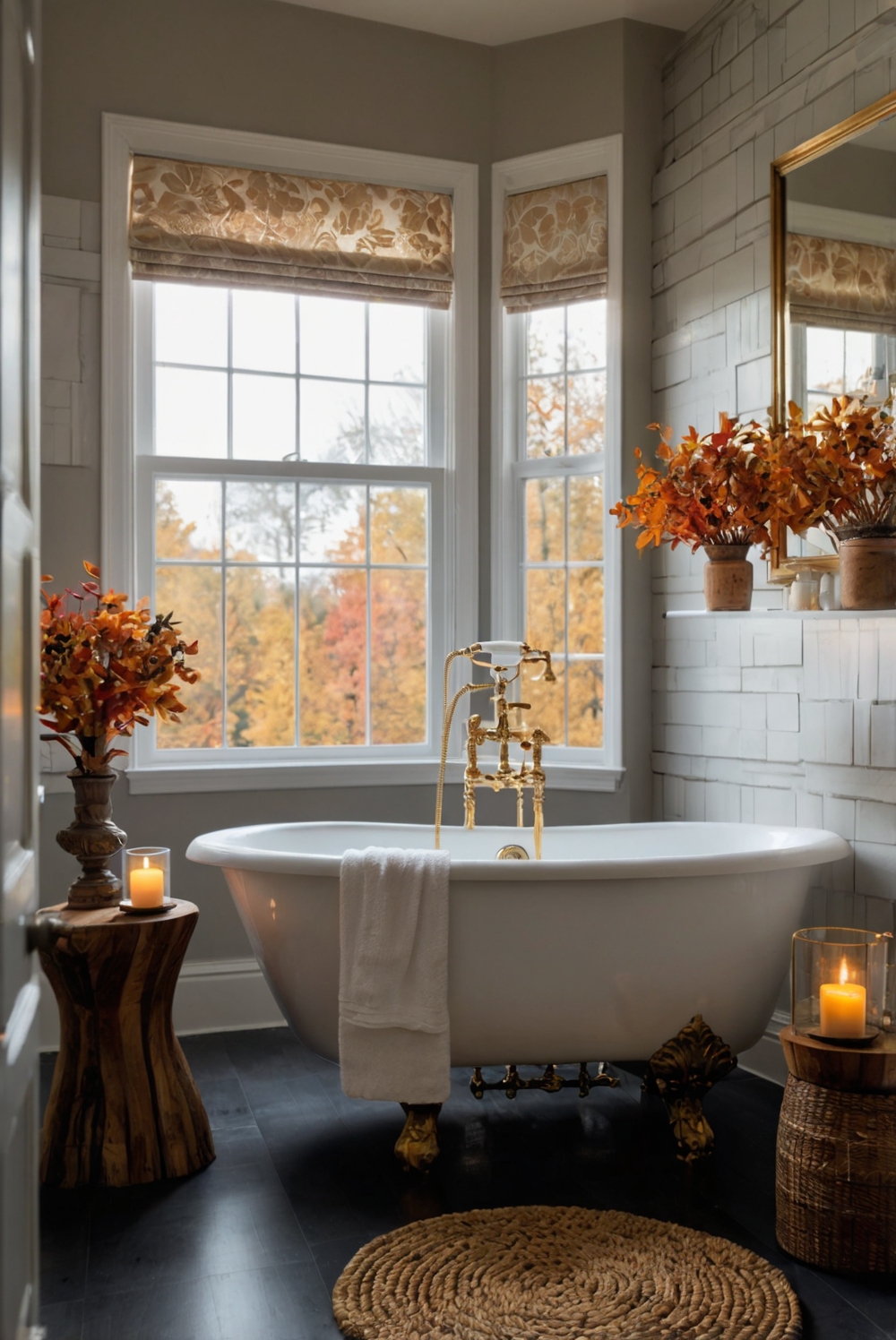 Luxury bathroom decor, Fall bathroom upgrades, Bathroom renovation ideas, High-end bathroom accessories, Modern bathroom design