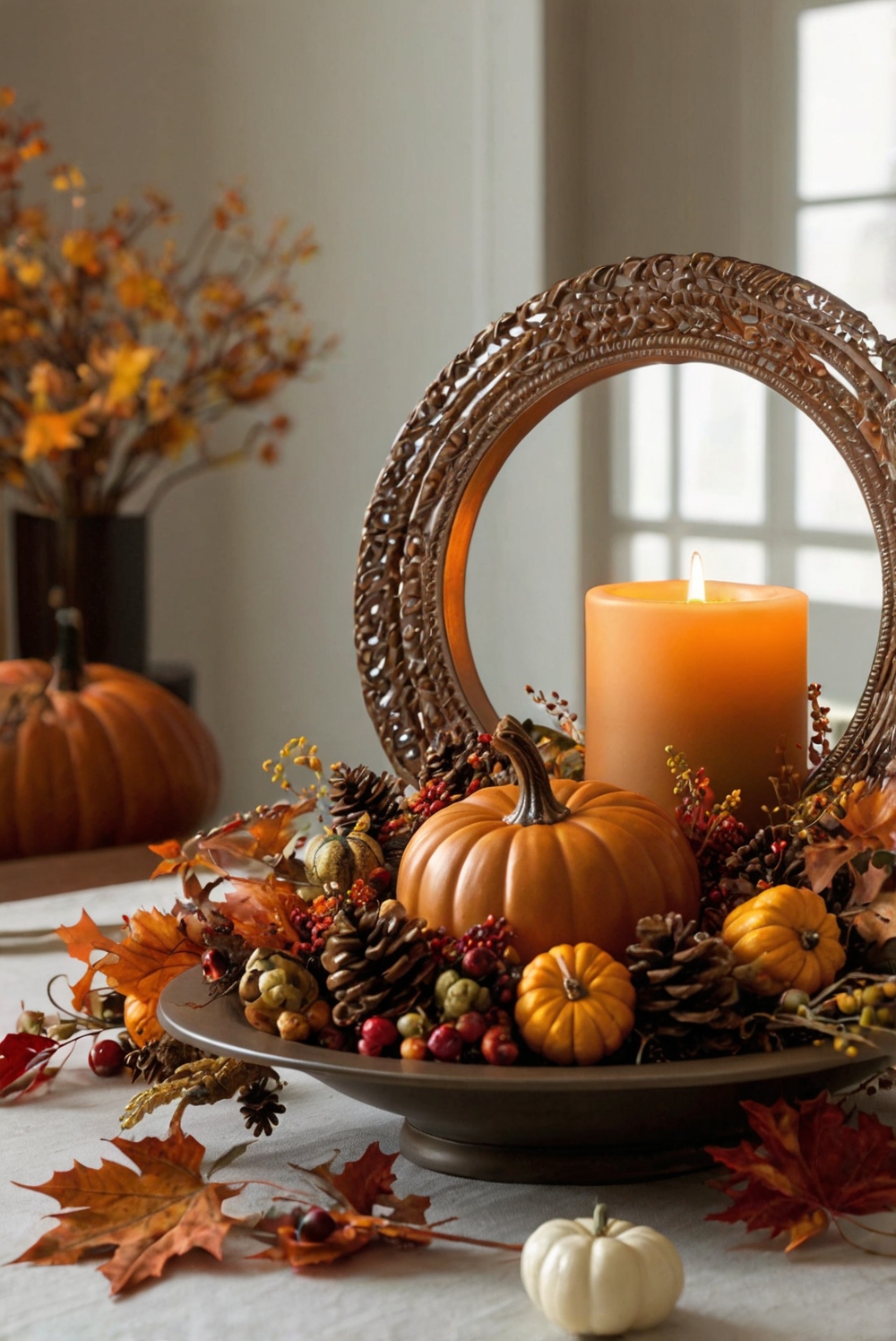 Thanksgiving home decor, Thanksgiving table setting, Thanksgiving centerpiece, Thanksgiving decorations, Thanksgiving dinner ideas